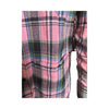 Pied Piper  Pink madras cotton flannel shirt.